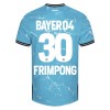 Maillot de Supporter Bayer 04 Leverkusen Jeremie Frimpong 30 Troisième 2023-24 Pour Homme
